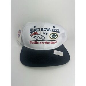 Super Bowl‎ XXXII Denver Broncos vs Green Bay Packers Snapback Hat Battle Beach
